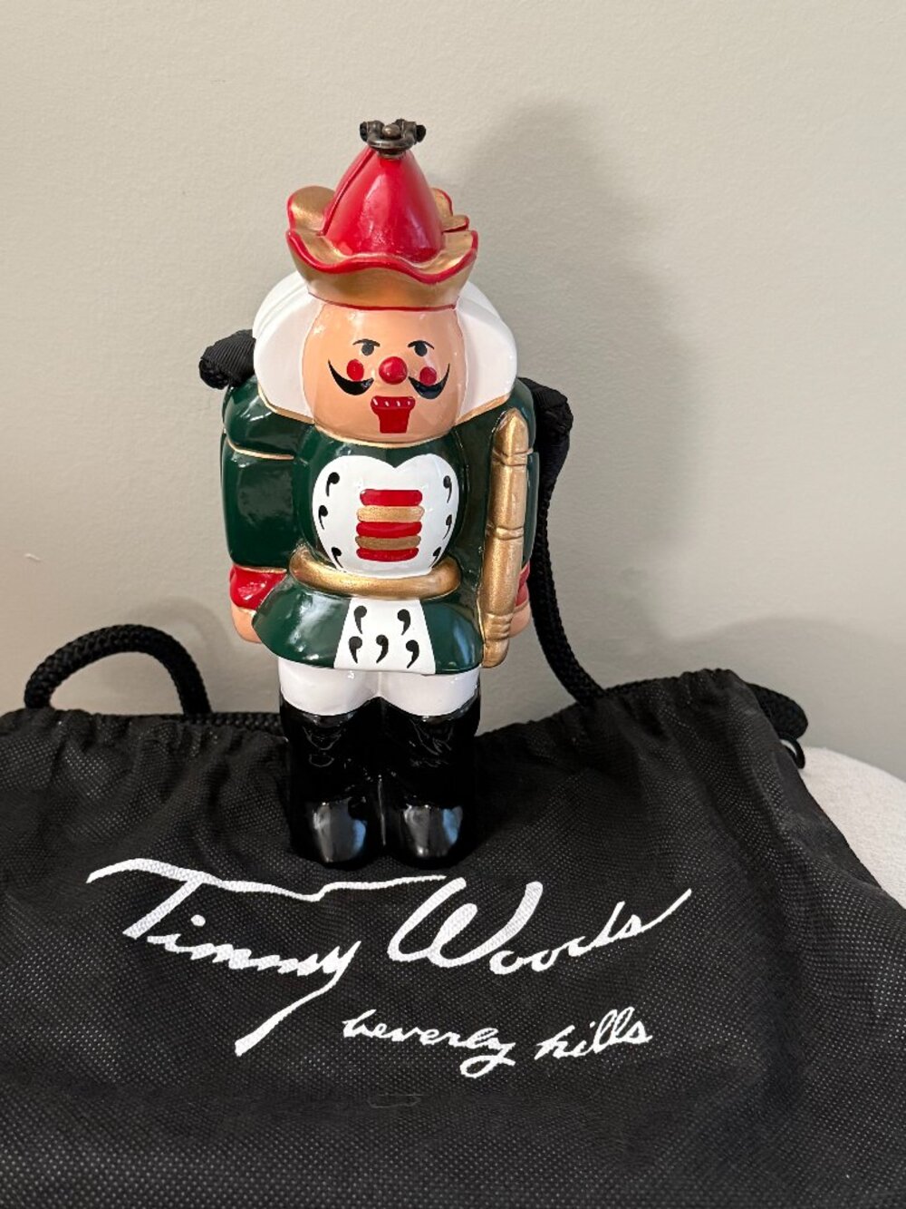 Rare Vintage Timmy Woods Beverly Hills Nutcracker Bag MINTY